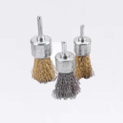 China Hot Sale Mini Brush Brass Wire Cleaning Steel Polishing and Rust Removal Brush for sale