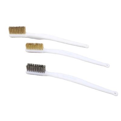 China Cheap cleaning /polishing price copper / small steel wire brush for sale