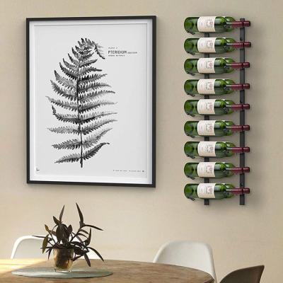 China Sustainable Modern Wine Rack Storage Bottles Cellar Use Wall Mounted Wine Racks for sale