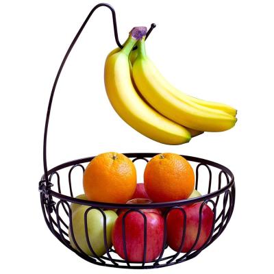 China Amazon viable topsale kitchen decor decorative home banana holder fruit bowl for sale