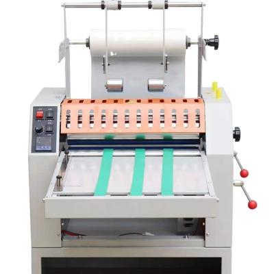 China Other cabinet type double sided 400mm tabletop laminating machine hot and cold laminating machine for sale