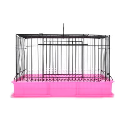 China Hot Selling Breathable Iron Wire Cats Rabbit Folding Dog Cage For Large Medium And Small Dog Cat Rabbit Puppy Crate for sale