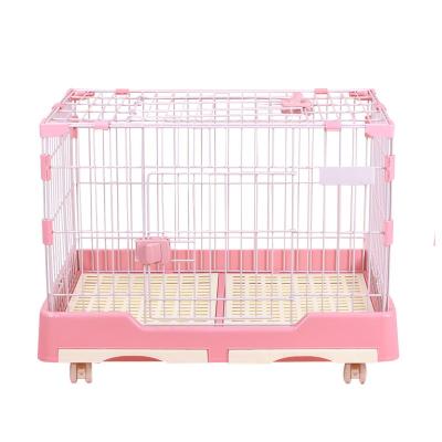 China Breathable Metal Iron Wire Large Pet Cages Cages Cage Dog Cat Rabbit Cage for sale