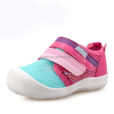 China Wholesale Summer Mesh Breathable Baby Prewalker Shoes Soft Sole Baby Shoes for sale