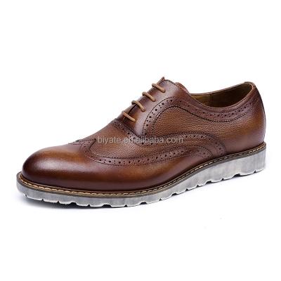 China High Quality Leather Men's Stylish Shoes Waterproof Fashion Casual Leather Shoes Handmade Shoes for sale