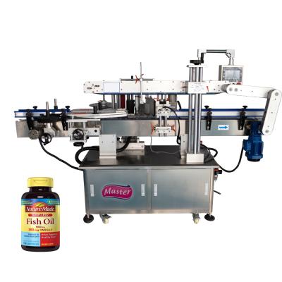 China Food Master Packing Automatic Small Bottle Labeling Machine for sale