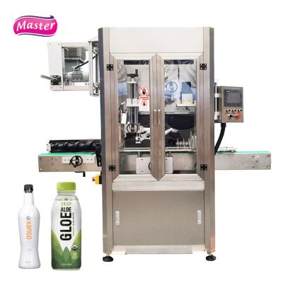 China Food PET Head Bottle Labeling Machine Fully Automatic Shrink Wrapping Machine for sale