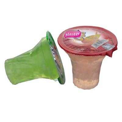 China Easy Skin Master PP Cup Fruit Jelly Container Aluminum Foil Lid Cover for sale