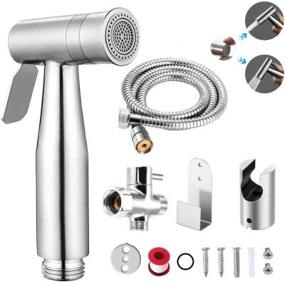 China Modern Stainless Steel Hand Held Portable Bidet Sprayer For Toilet for sale