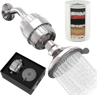 China With Diverter High Pressure Water Saving Shower Head Filtered With Filter for sale