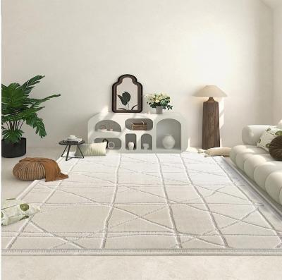 China Wilton Carpet Norway Series Fabric Fullness Indoor Area Non-Slip Loose Throw Nordic Geometric Decor Blanket for sale