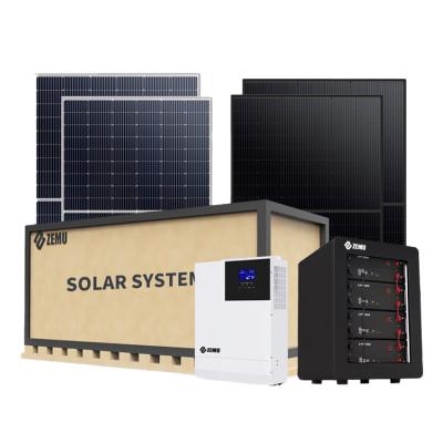 China Home Solar Panel Home System 10kw Solar Off-Grid PV System Complete Solar System For Home for sale