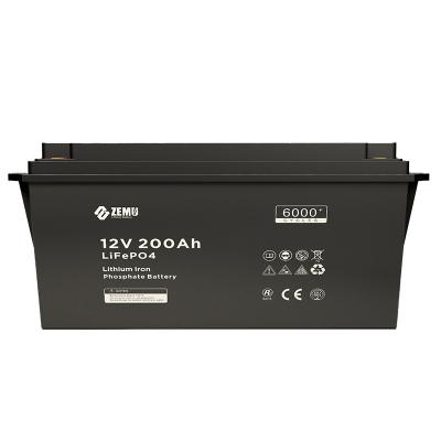 China RV Camper Motorhome Caravan Battery For Deep Cycle 12V 24V Lifepo4 Battery Pack 12.8V 200ah 100ah Lifepo4 Battery 200Ah for sale