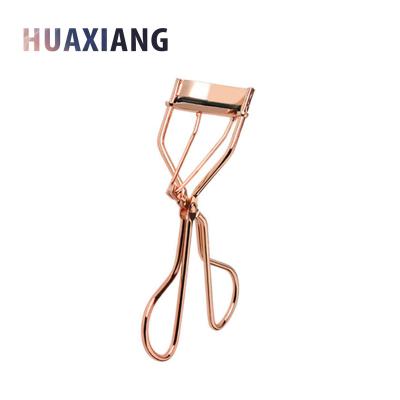 China Manicure Eyelash Curler Rose Gold Stainless Steel Eyelash Applicator Curling Tools With Logo for sale