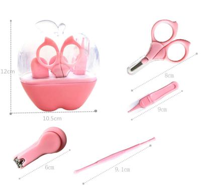 China Nail care / nail clipper /manicure pedicure pink baby nail clipper set baby care set baby grooming kit for sale