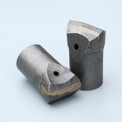 China Rock Drilling Tools 34mm Rock Drill Tools Tapered Chisel Bit Factory Price Good Quality Tapered Stone Drill Bit for sale