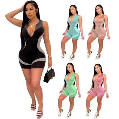 China TaoYan QUICK DRY 2022 Fashion African Ladies Print Shorts Bodycon Overalls for sale