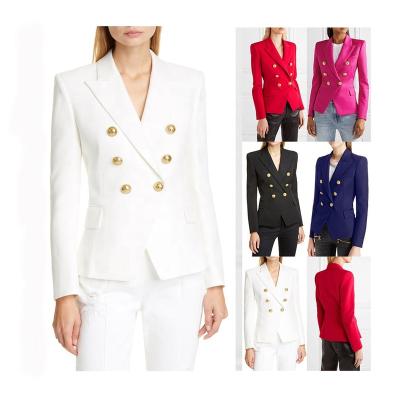 China TaoYan High Quality Luxury White Blazer Women's Breathable Suits And Tuxedo for sale