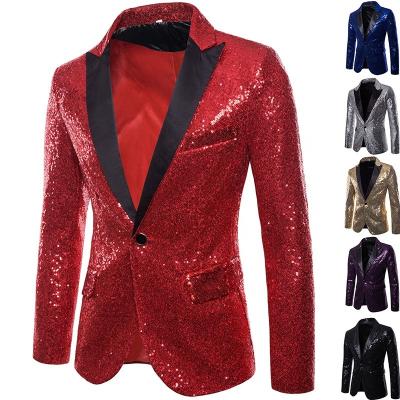 China TaoYan Breathable Hot Sale Sequin Blazers For Mens Suit Business Suits for sale