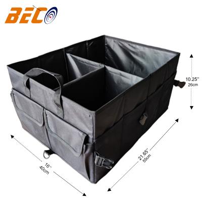 China New Stuff Universal Packing 2 Organizer& Compartments Beco Collapsible Car Trunk Can Be Customized for sale