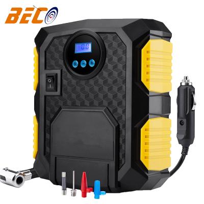 China Car Tire Beco Dc12V 120w 101~150PSI Auto Portable Digital Display Car Air Tire Inflator for sale