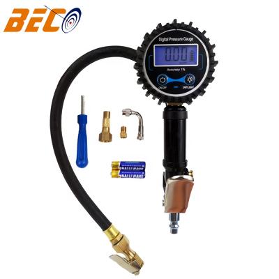 China Best EXW Tire Rate Digital Tire Inflator Beco Car Digital Tire Inflator Gauge Low Rate Inflator Gauge for sale