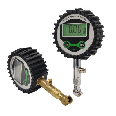 China BECO YTD-60A Car Green Backlight Digital Tire Gauge with Four Gauge Units, Tire Pressure Gauge for sale