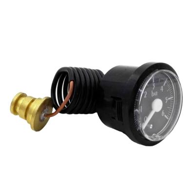 China Plastic Case Beco 1.5inch Boiler Pressure Gauge Plastic Pressure Gauge for sale