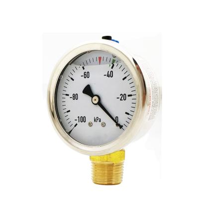 China Stainless steel case Beco vacuum pump pressure gauge pressure gauge china en837 1 oil stainless steel pressure gauge small for sale