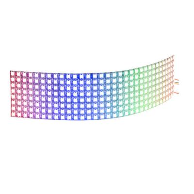 China Indoor 16x16cm 8x32cm 256led 256pixels 5v RGB flexible led dot matrix ws2812b sk6812 for sale