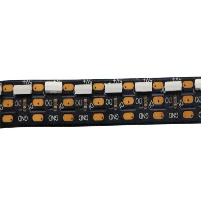 China side view rgb side view strip 5v side emitting rgb 144led smd4020 programmable rgb led strip for sale