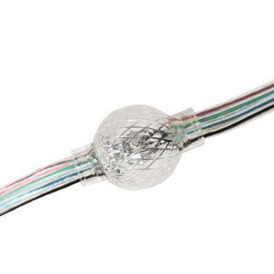 China LANDSCAPE 12v 2pcs 3535 ucs1903 dual led 360 degree 3d waterproof ws2811 sm16703 led ball string light for sale