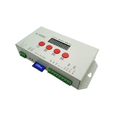 China easy control lededit K-1000c sd card rgb rgbw pixel led controller dc5-24v max 1500pixels for sale