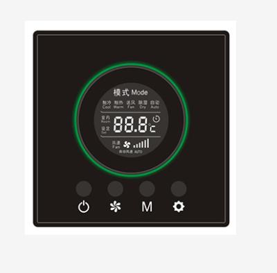 China Touch Screen Energy Saving Control Air Conditioning Thermostat Smart Room Temperature Controller For Fan Coil Units for sale