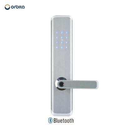 China Cheap Factory Orbita Aluminum Alloy USB Fingerprint Biometric Door Lock High Quality BLE Smart Lock APP TT Lock Apartment Manufacturer for sale