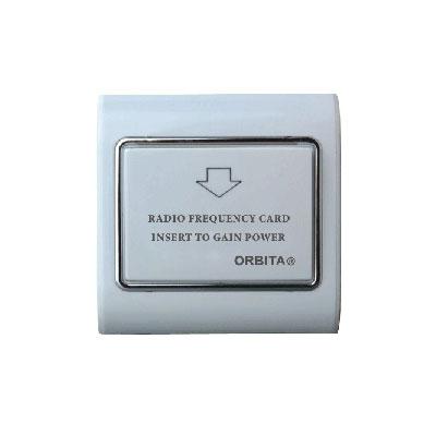 China TEMIC Hotel Room Card Energy Saving Switch , RFID Hotel Key Card Energy Saving Switch 86*86mm for sale