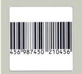 China 8.2MHz DisposableTransparent Thermal EAS RF Label Security Barcode Labels for sale