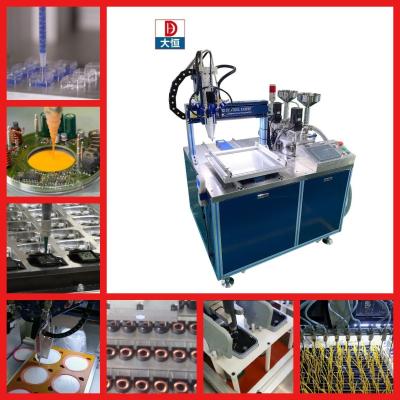 China 2K Glue Potting Compound Meter Mix Dispenser for Coils Potting at Manufacturing Plant for sale