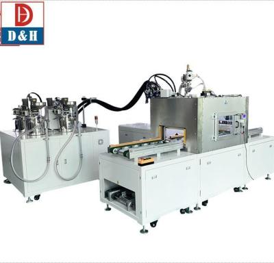 China Polyholz-Kase Vakuum-AB-Komponente-Epoxy-Potting-Maschine für Elektromotoren-Produktionslinie zu verkaufen