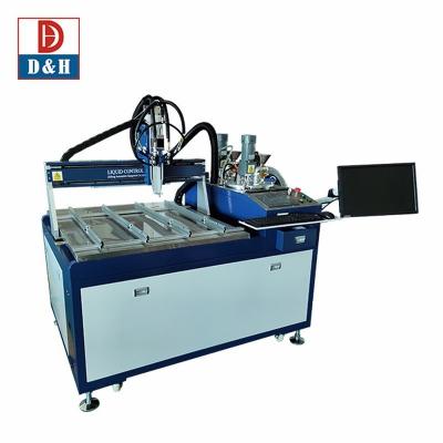 China Customization Automatic 3D Dome Label Dispensing Machine by Daheng Patent Plunger Pump for sale