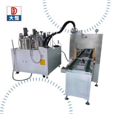 China PLC / Touch Screen Vacuum Potting Casting Machine With Static/Dynamic Mixing Mode And 0-300rpm Speed for sale