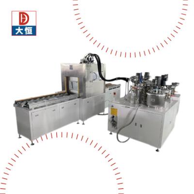 China Automation Customizable Tank Large Capacity Vacuum Injector Machine AB Gluing Potting Machine for sale