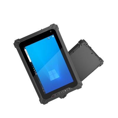 China OEM 8inch Mini Tablet Waterproof Handheld Windows 10 Rugged PC With RFID Reader Barcode Reader Q802 for sale