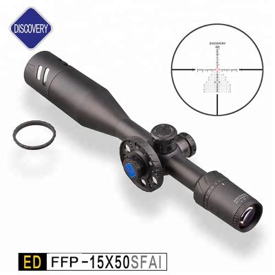 China Hunting Aluminum Riflescope ED Red and Green Illuminated Pneumatic Gun Riflescope 3-15X50SFIR Scope for sale