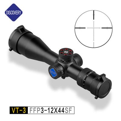 China Discovery VT-3 3-12X44SF FFP Short Air Gun Hunting Aiming Optics Devices Riflescope Clear SS Glass Etched Reticle VT-3 3-12X44SF FFP for sale