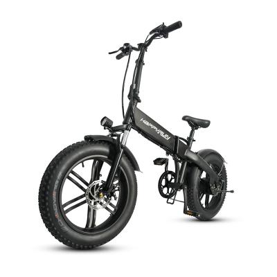 China New Model Aluminum Alloy 2022 Long Range Inflatable Tire E Bike Electric Snow Bicycle With 350W Motor Adult Electric Moped 20inch Foldable for sale