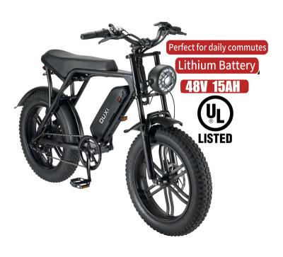 China Cheap Fat Ebike 20 Inch Fat Tire Folding Electric Bicycle Snow Ebike Mountain Bike 48V 750W E Bike Foldable Electric Bike for sale