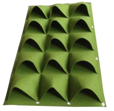 China Vertical Garden Pots 9 Pockets Wall Mount 7Gallon Plant Potato Felt Growing Bags For Trees for sale