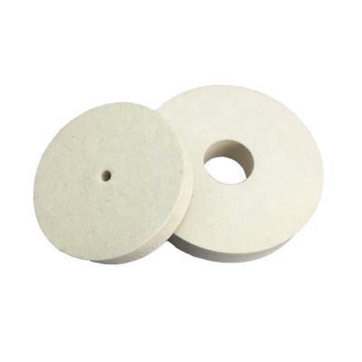 China China Factory Cheap Price Surface Polishing Industrial Material Nonwoven Wool Felt SS Hot Polishing Hand Grinding 30mm Wool Abrasive Wheel for sale