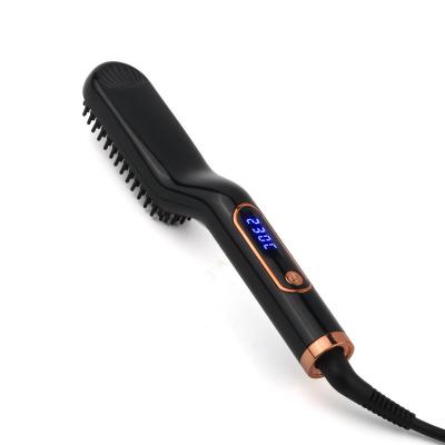 China Portable Adjustable High End And Classic Reverse Grip Grooming Power Best Strong Hair Blow Dryer Straightening Brush ST778 for sale